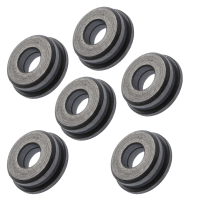 7mm Boccole piene in acciaio auto lubrificanti lavorate dal pieno in CNC (B7PA)